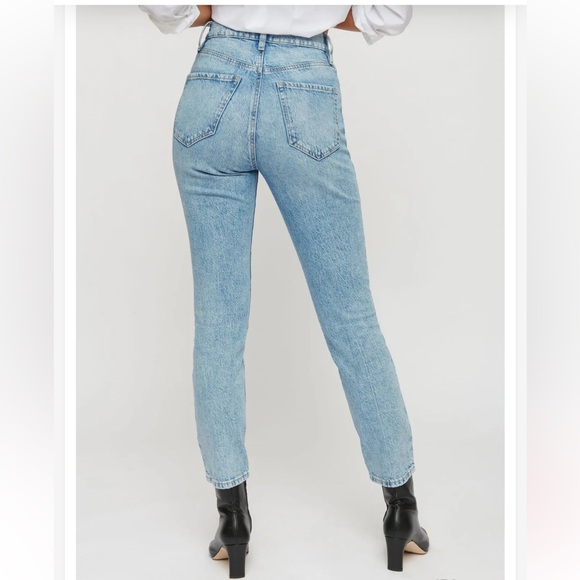 NWT Dynamite Rosie Ultra High Rise Jeans with Slits - Picture 12 of 13